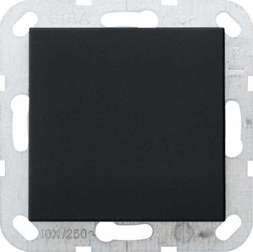 BlindAbdeckung Tragring System 55 schwarz matt 