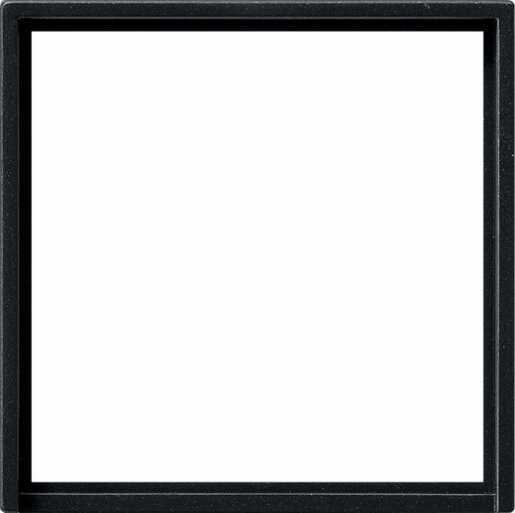 Adapterrahmen quadr. 50 x 50 mm System 55 schwarz matt 