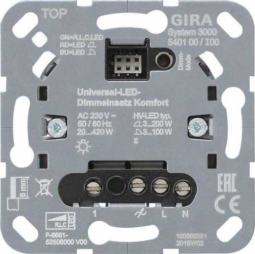 S3000 Uni-LED-Dimmeins. Komfort Einsatz 