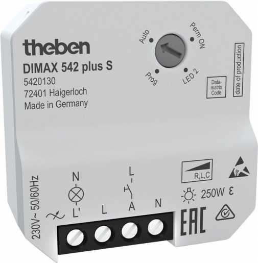 UP Universaldimmer für R- L- und C-Lasten mit automatischer Lasterkennung 