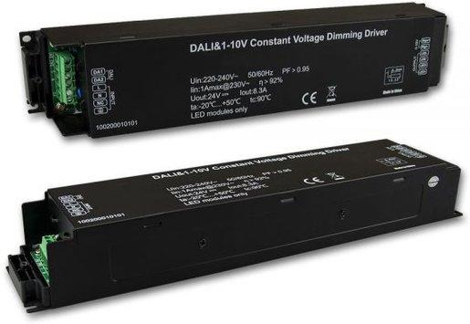 LED Trafo 24V/DC 0-200W IP20 0-10V/ PUSH/DALI dimmbar 