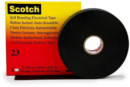 Kautschukband Scotch 23 selbstverschweißend 19mm x 9,15m 