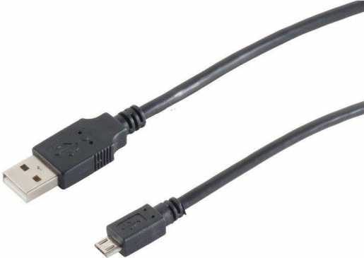 USB Anschlusskabel USB 2.0 A St. - USB 2.0 Micro-B St. 1m 