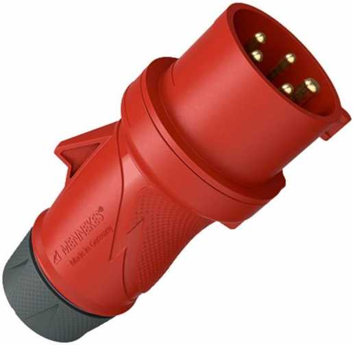 CEE Stecker PowerTOP Xtra 32A 5p 400V 6h IP44 Schraubanschlusstechnik 