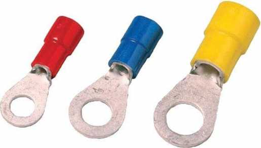 Isolierter Quetschkabelschuh DIN 46237 1,5-2,5 mm² M6 blau 