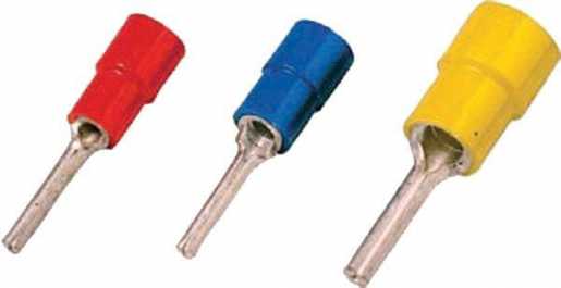 Isolierter Stiftkabelschuh DIN 46231 4-6 mm² gelb 