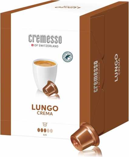 Kaffeekapseln für Cremesso Kapselmaschine Lungo Crema 48 Stk. 