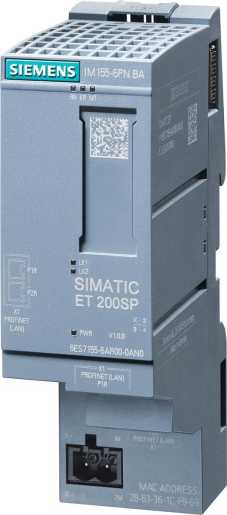 SIMATIC ET 200SP PROFINET Interface-Modul Basic max. 12 Peripheriemodule 2x RJ45 