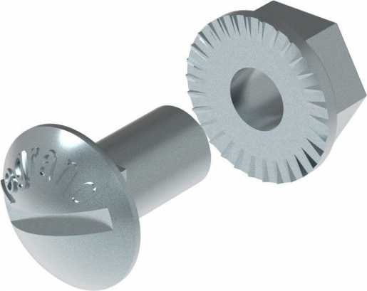 Sperrzahn Schraubenset M6x10 sendzimirverzinkt 