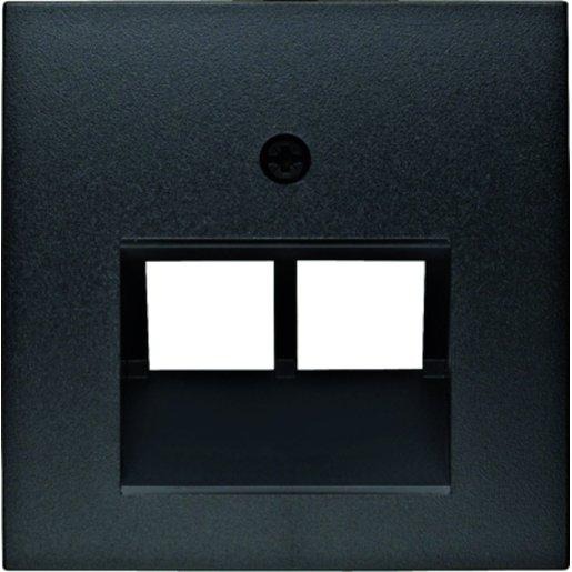 Zentralstück f. UAE/E-DAT Design/Telekom ISDN-Steckdose B.1 anthrazit 