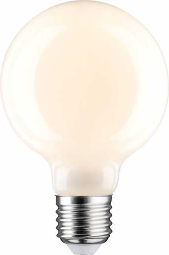 LED FIlament G80 470lm E27 2700K opal dim 5,6W 
