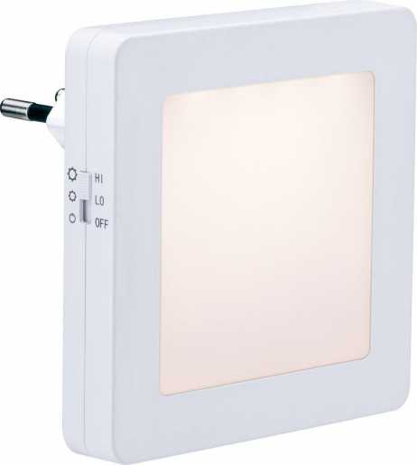 Esby eckig Nachtlicht Stecker weiß 28lm 2700K Sensor 