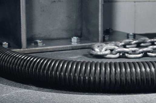 Metallschlauch mit PVC-Mantel 32 mm schwarz 25 m 