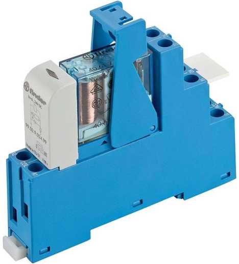 Koppelrelais mit Schraubanschl. 1 We 16 A AgSnO2 Spule 24 V DC sensitiv 