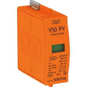 Blitz- und Überspannungsableiter V50 Oberteil für PV-Anlagen 300V DC 