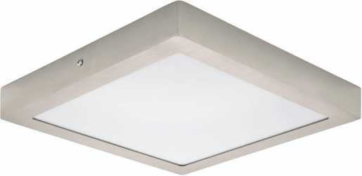 Deckenleuchte LED 300x300 nickel 3000K FUEVA 1 22W IP20 2600lm 