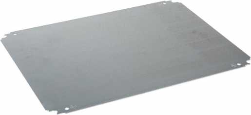 Einfache Montageplatte H1000 x B600mm aus verzinktem Stahl 