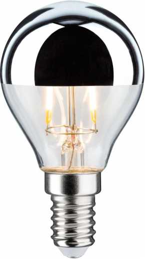 LED Tropfen Kopfspiegel 220lm E14 2700K 2,6W 230V silber 