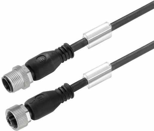 Sensor-Aktor-Leitung (konfektioniert) Verbindungsleitung M12/M12 