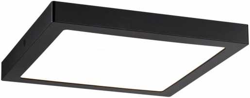 Wand/Deckenleuchte Abia LED-Panel 300x300mm eckig 22W Schwarz matt 