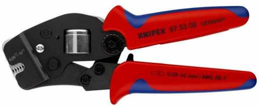 Selbsteinstellende Crimpzange für Aderendhülsen 190 mm 