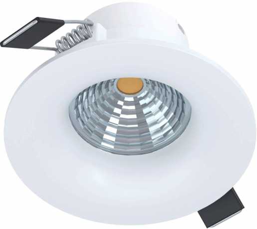 SALICETO Einbauspot LED 6W Ø88 weiß starr 2700 