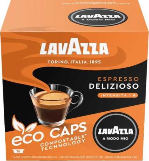 Kaffeekapseln kompostierbar A Modo Mio Espresso Delizioso 16 Stk. 