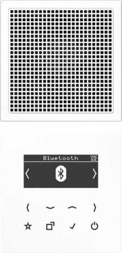 Jung Smart DAB+ Digitalradio DABLS1BT weiß 