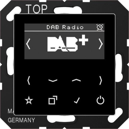 Jung Smart DAB+ Digitalradio DABA schwarz 