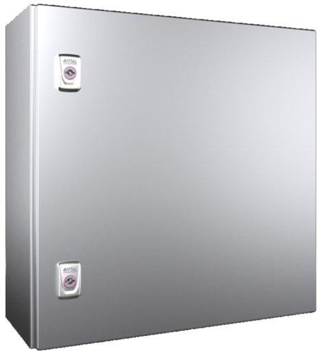Kompakt-Schaltschrank AX Edelstahl 1.4301 1-türig BHT 500x500x210 mm 