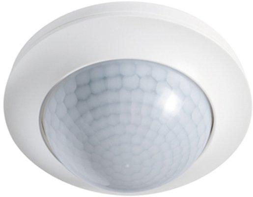 UP Decken-Präsenzmelder 360° Ø 24m 2x Lichtkanal KNX weiß 