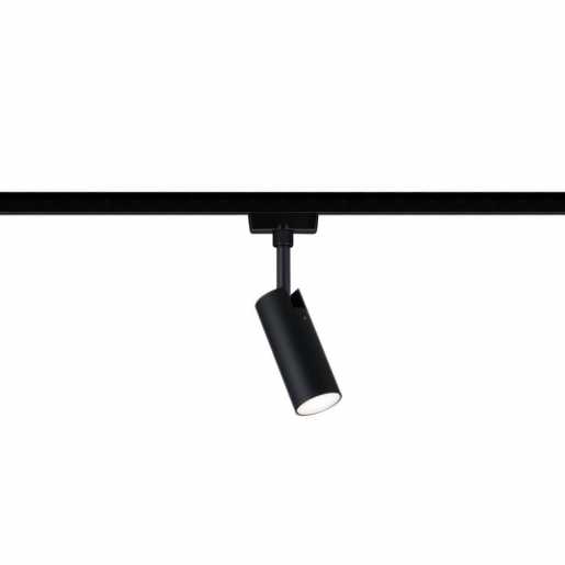 URail Spot Tubo 1x4,5W schwarz matt chrom Metall 4000K nicht dimmbar 