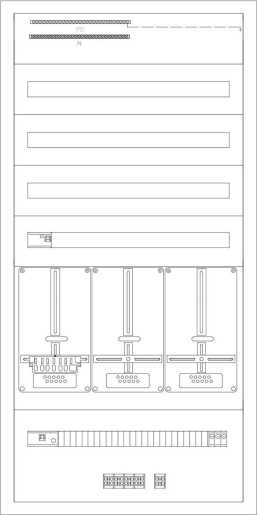 Aufputz Heimverteiler Tirol Grau Ausführung Inn 3ZP 4NZR 