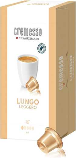 Kaffeekapseln für Cremesso Kapselmaschine Lungo Leggero 16 Stk. 