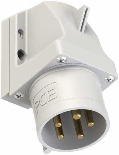 Wandgerätestecker 32A 5p 1h IP44 
