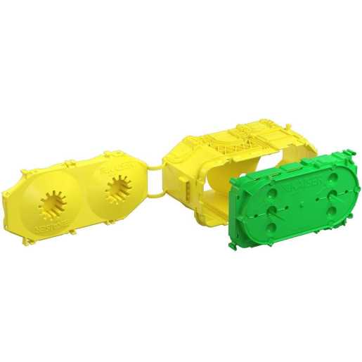 Betonbau B1 Doppel-Geräte-Verbindungsdose 