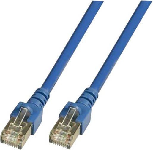 RJ45 Patchkabel SF/UTP,Kat.5e 30.0m blau umspritzt 