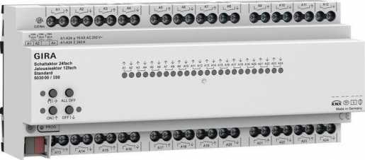 Schalt-/Jal.aktor 24f/12f 16 A REG Std KNX Secure 