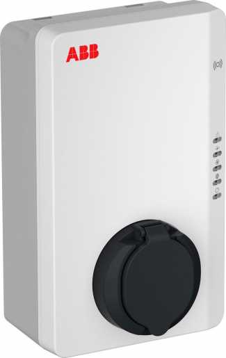 Terra AC Wallbox Ladesteckdose Typ 2 - 22 kW / 32 A / 3ph inkl. RFID-Lesegerät 