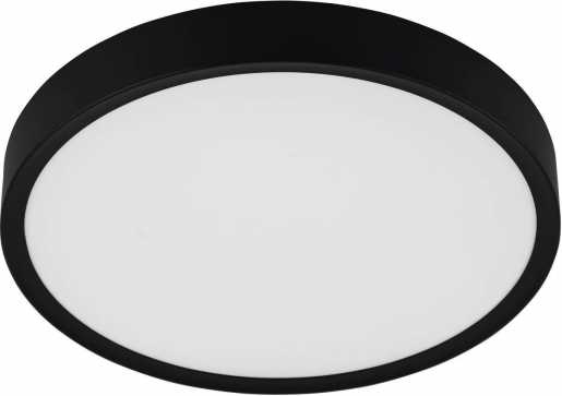 MUSURITA Deckenleuchte LED 33,5W Ø440 schwarz/weiß 