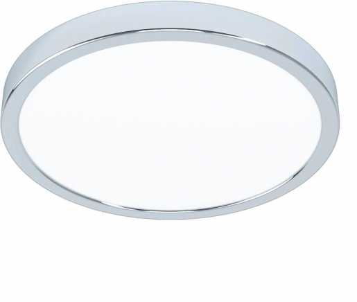 FUEVA 5 Aufbau Deckenleuchte LED Ø285 chrom 20W-2200lm/3000K IP44 