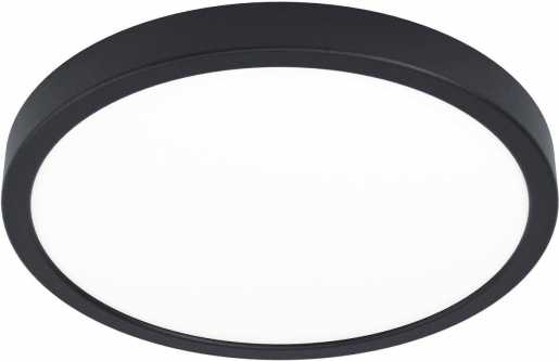 FUEVA 5 Aufbau Deckenleuchte LED Ø285 schwarz 20W-2200lm/3000K IP44 