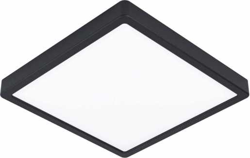 FUEVA 5 Aufbau Deckenleuchte LED 285x285 schwarz 20W-2200lm/3000K IP44 