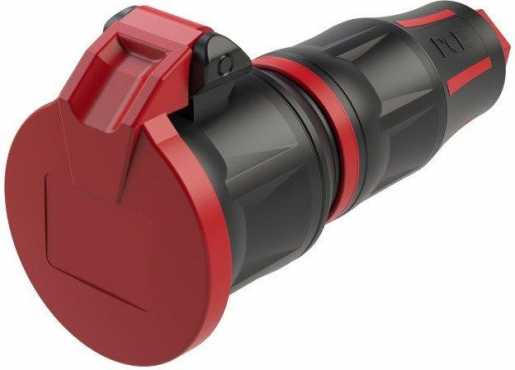 Schutzkontaktkupplung KD nat IP54 rot Serie TopTaurus2 
