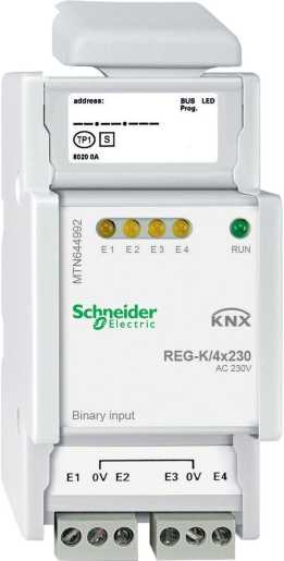 Binäreingang REG-K/4x230 - lichtgrau 