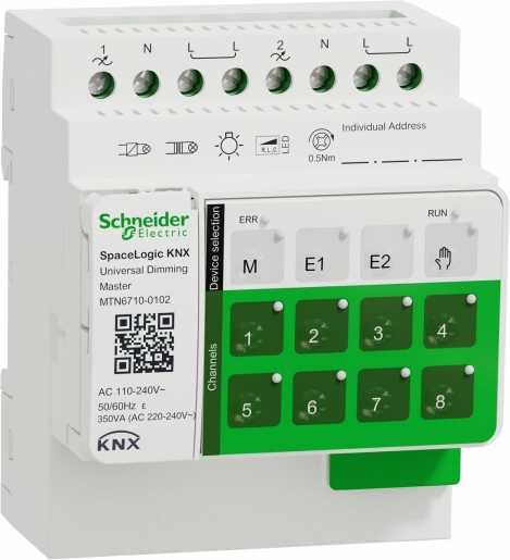 SpaceLogic KNX Master Dimmer 2-fach 