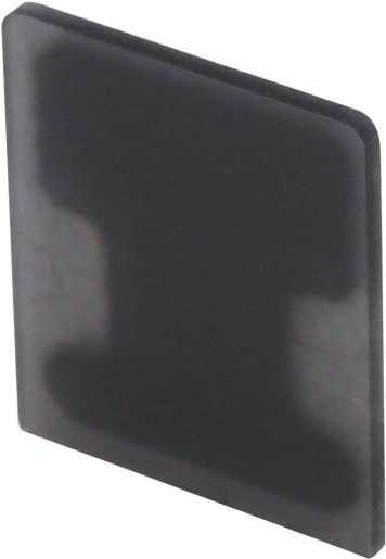 LED Profil ROMA XL U-Endkappe schwarz für Roma XL mit U-Cover 