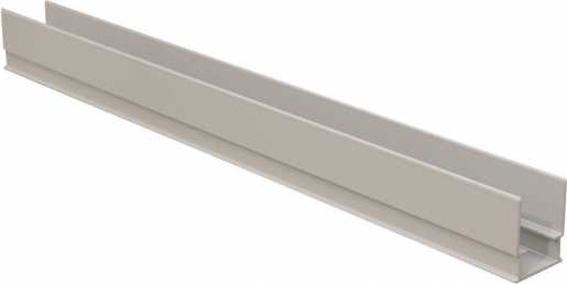 LED Montageprofil BETON 3m 
