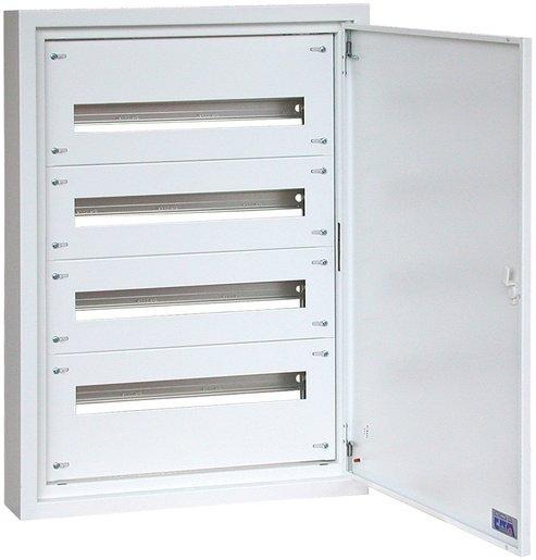 Aufputz Flachverteiler (BxHxT) 600 x 800 x 100 mm RAL9016 