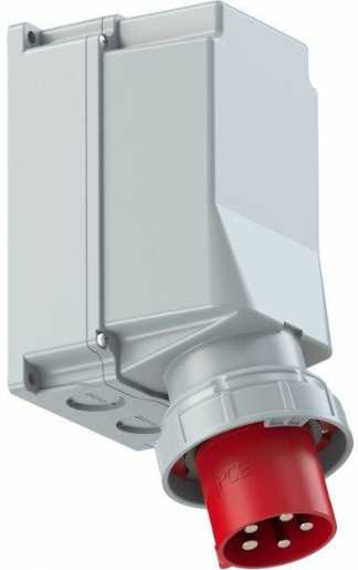 CEE-Wandgerätestecker 125A 5p 6h IP66/67 Power Twist 